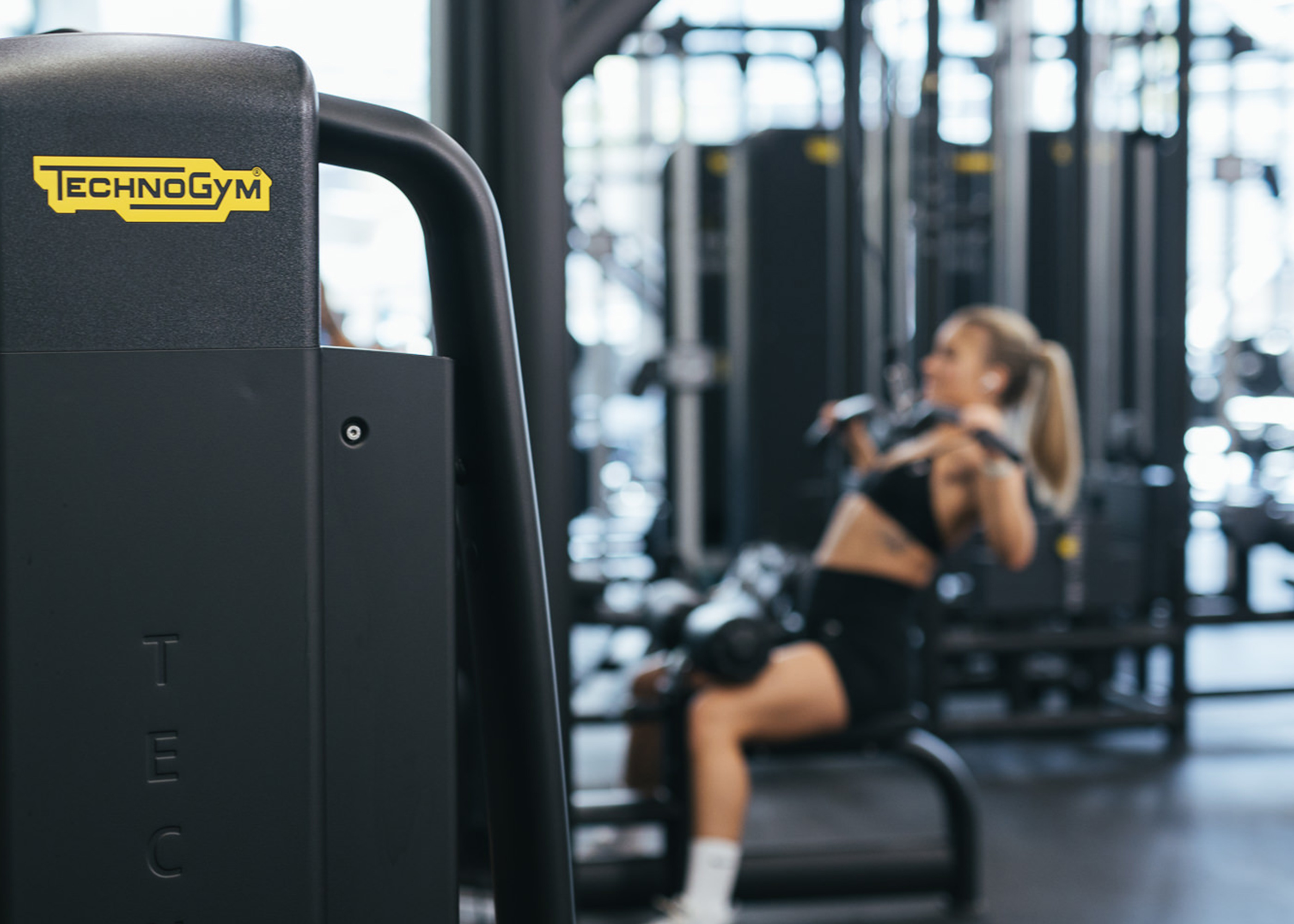 Finlake Lady On Technogym Equipment