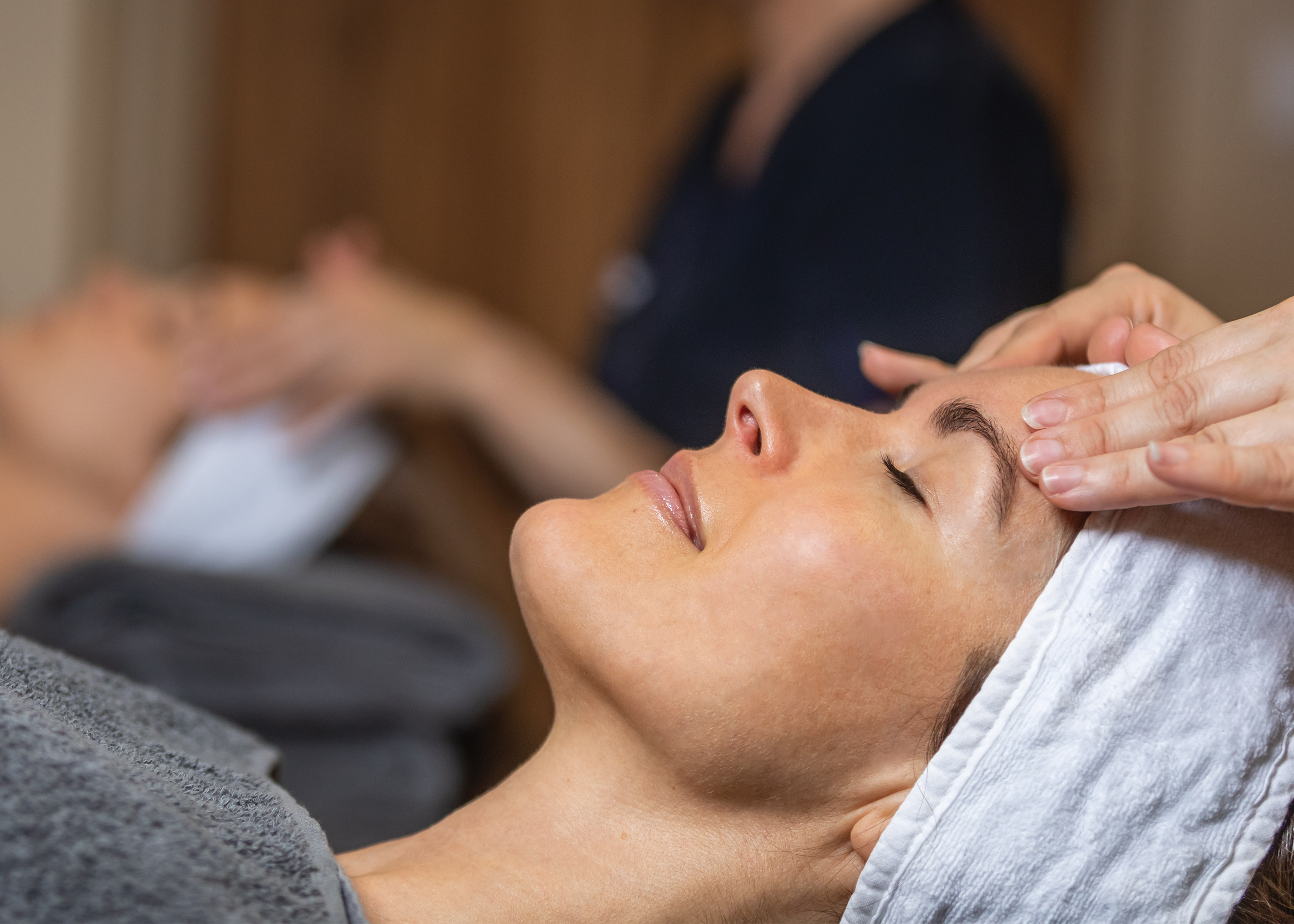 Finlake Lady Having Facial